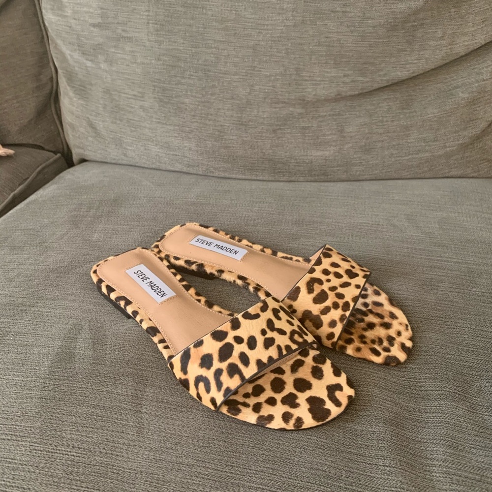 Steve Madden cheetah sandals
